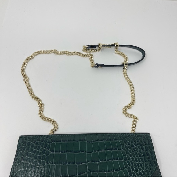Strathberry Emerald Croc-Embossed Crossbody Bag - Picture 7 of 10
